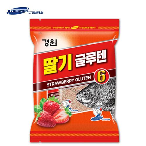 경원 딸기 글루텐6 떡밥 민물 미끼 글루텐
