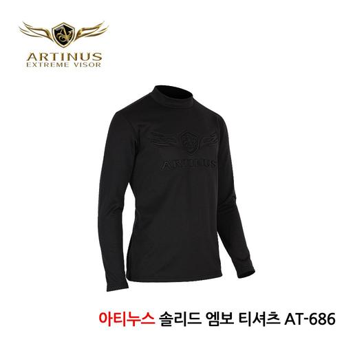 아티누스 솔리드 엠보티셔츠(블랙) AT-686 피싱웨어 티셔츠