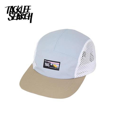 태클리서치 메쉬 컬러블록 캠프캡 머스타드 바이저 메쉬캡 남녀공용 모자