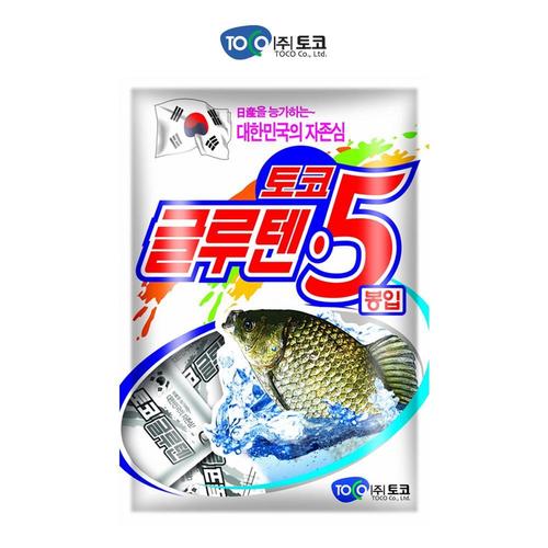 토코 글루텐5 떡밥 미끼 어분 집어제 민물 낚시떡밥