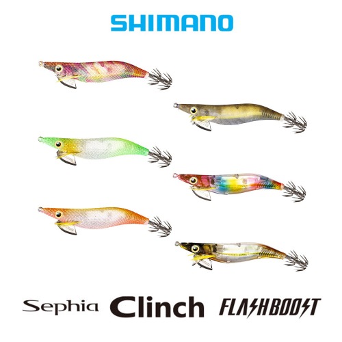 시마노 세피아 클린치 플래시부스트 무늬오징어 에기 2.5호 3.0호 3.5호