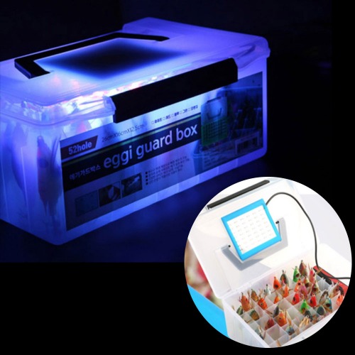﻿마스터24 UV LED 축광기 충전식 에기 봉돌 축광